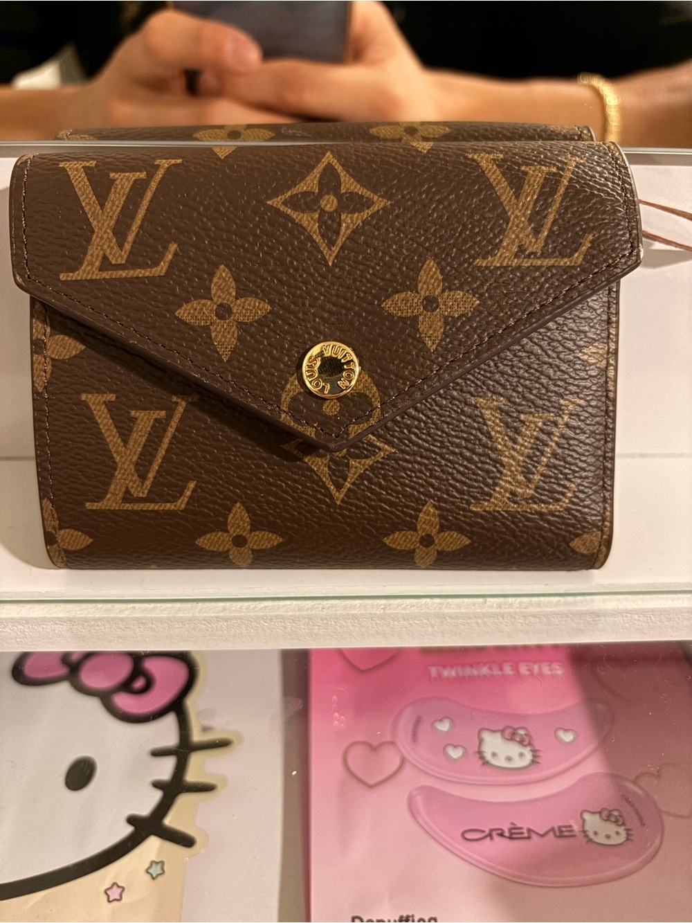 Louis Vuitton Brown tri fold Wallet